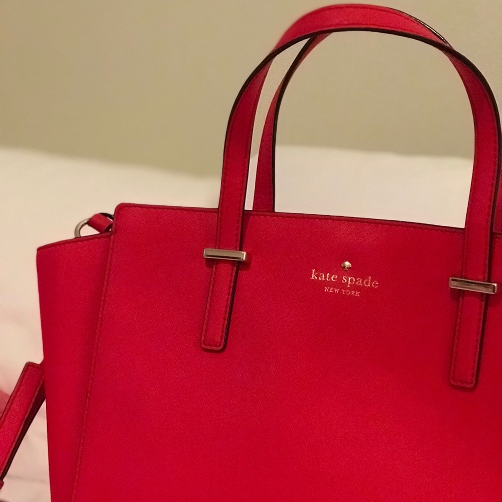 Kate Spade Red Crossbody Tote